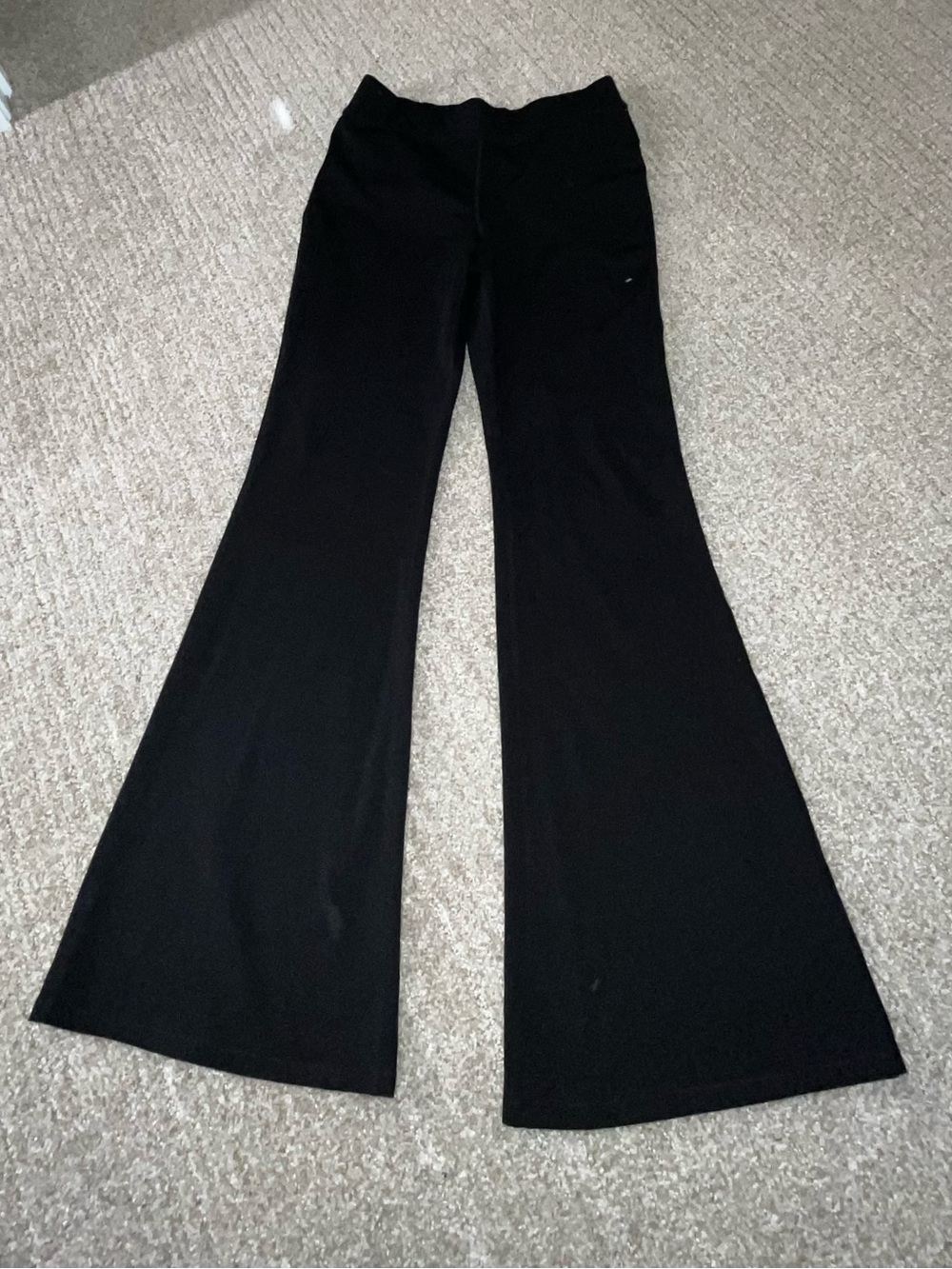 Black Flared Women's Pants - Comfortable Stretch Fit